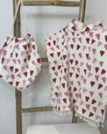 hearts poncho