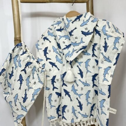 sharks poncho