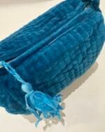 VELVET- BLUE SINGLE POUCH - Image 3