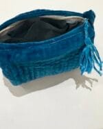 VELVET- BLUE SINGLE POUCH - Image 2
