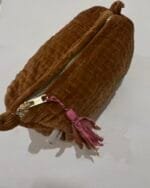 VELVET- BROWN SINGLE POUCH - Image 3