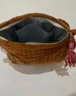VELVET- BROWN SINGLE POUCH - Image 2