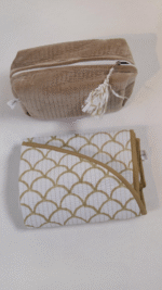 beige ( Prayer mat- velvet pouch) (Copy) - Image 3