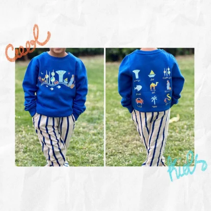 Kuwait National Day Sweatshirt for boys