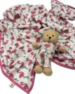 Flamingo Blanket- Throw - Image 4