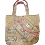 Bandana pink - beige