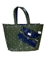 Bandana blue - olive - Image 2