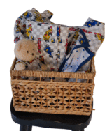Stoller bag- blanket - teddy bear- changing mat ( basket) - Image 3