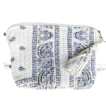 bandana white & blue