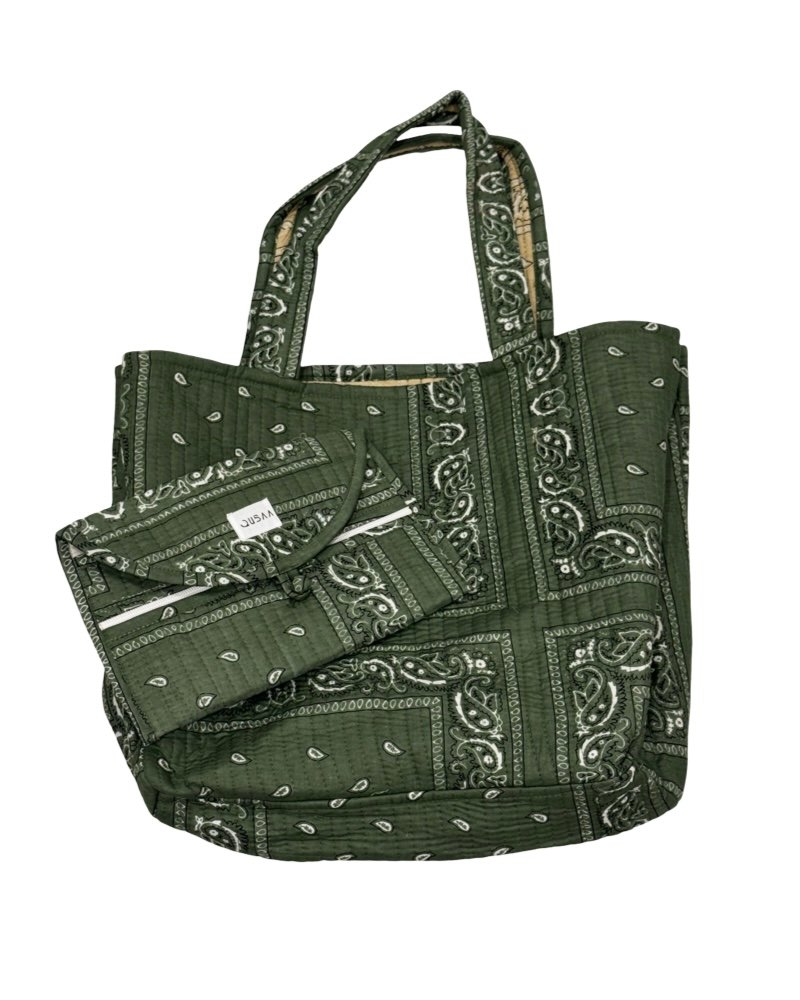IMG_7507 Bandana olive- begie - Image 1