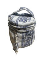 Bandana white - navy - Image 3